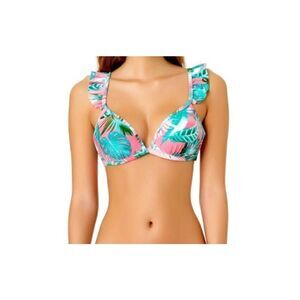 New California Sunshine Swim Suit Top Only Size Medium